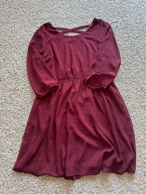 maurices purple dress maurices Sleeveless Lavender Dress Size Medium Lace Top